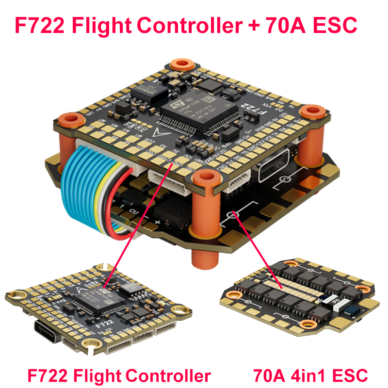 DAKEFPV F722 60A pile ICM42688 - Drone Power Distribution Board avis et prix